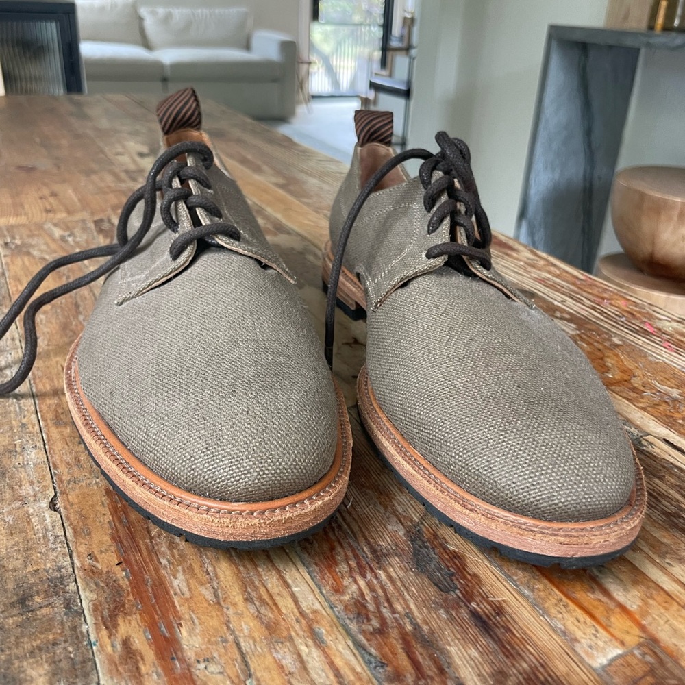 Sid Canvas Shoe from Billy Reid. NWT 8.5 men’s dress shoe.